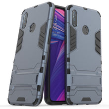 Load image into Gallery viewer, Shockproof PC + TPU Case with Holder for, For OPPO Realme 3, For Huawei Nova 5i Pro, For iPhone 11 Pro, For iPhone 11, For iPhone 11 Pro Max