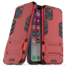 Load image into Gallery viewer, Shockproof PC + TPU Case with Holder for, For OPPO Realme 3, For Huawei Nova 5i Pro, For iPhone 11 Pro, For iPhone 11, For iPhone 11 Pro Max