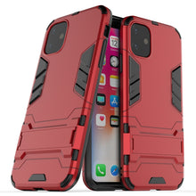 Load image into Gallery viewer, Shockproof PC + TPU Case with Holder for, For OPPO Realme 3, For Huawei Nova 5i Pro, For iPhone 11 Pro, For iPhone 11, For iPhone 11 Pro Max