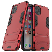 Load image into Gallery viewer, Shockproof PC + TPU Case with Holder for, For OPPO Realme 3, For Huawei Nova 5i Pro, For iPhone 11 Pro, For iPhone 11, For iPhone 11 Pro Max