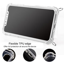 Load image into Gallery viewer, Four-Corner Anti-Fall Trasparent TPU Mobile Phone Case With Lanyard for iPhone, For iPhone 11 Pro, For iPhone 11, For iPhone 11 Pro Max