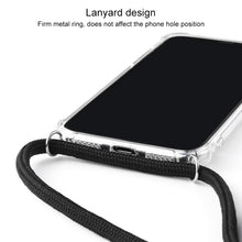 Load image into Gallery viewer, Four-Corner Anti-Fall Trasparent TPU Mobile Phone Case With Lanyard for iPhone, For iPhone 11 Pro, For iPhone 11, For iPhone 11 Pro Max