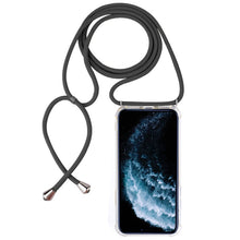 Load image into Gallery viewer, Four-Corner Anti-Fall Trasparent TPU Mobile Phone Case With Lanyard for iPhone, For iPhone 11 Pro, For iPhone 11, For iPhone 11 Pro Max