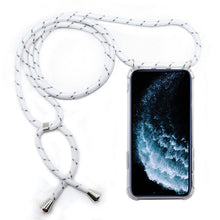 Load image into Gallery viewer, Four-Corner Anti-Fall Trasparent TPU Mobile Phone Case With Lanyard for iPhone, For iPhone 11 Pro, For iPhone 11, For iPhone 11 Pro Max