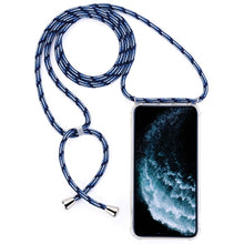 Load image into Gallery viewer, Four-Corner Anti-Fall Trasparent TPU Mobile Phone Case With Lanyard for iPhone, For iPhone 11 Pro, For iPhone 11, For iPhone 11 Pro Max