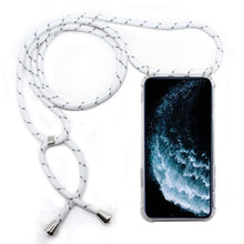 Load image into Gallery viewer, Four-Corner Anti-Fall Trasparent TPU Mobile Phone Case With Lanyard for iPhone, For iPhone 11 Pro, For iPhone 11, For iPhone 11 Pro Max