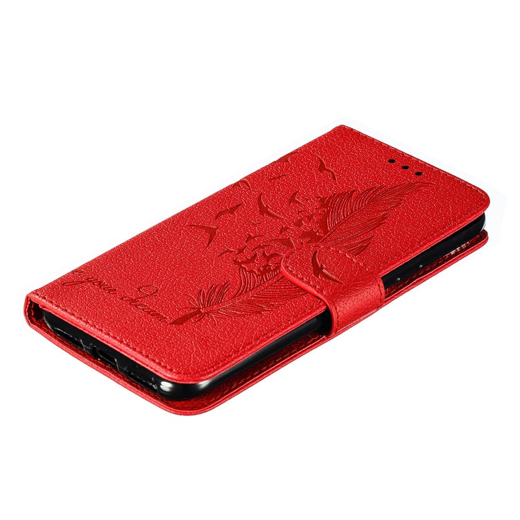 Feather Pattern Litchi Texture Horizontal Flip Leather Case with Wallet & Holder & Card Slots, For Xiaomi Redmi 7, For Xiaomi Redmi 7A, For Xiaomi Redmi K20, For Xiaomi Redmi Note 7, For Xiaomi Mi 9, For Xiaomi Mi 9 SE, For Xiaomi Mi CC9               ...