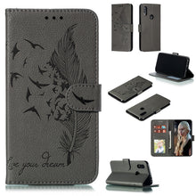 Load image into Gallery viewer, Feather Pattern Litchi Texture Horizontal Flip Leather Case with Wallet &amp; Holder &amp; Card Slots, For Xiaomi Redmi 7, For Xiaomi Redmi 7A, For Xiaomi Redmi K20, For Xiaomi Redmi Note 7, For Xiaomi Mi 9, For Xiaomi Mi 9 SE, For Xiaomi Mi CC9               ...