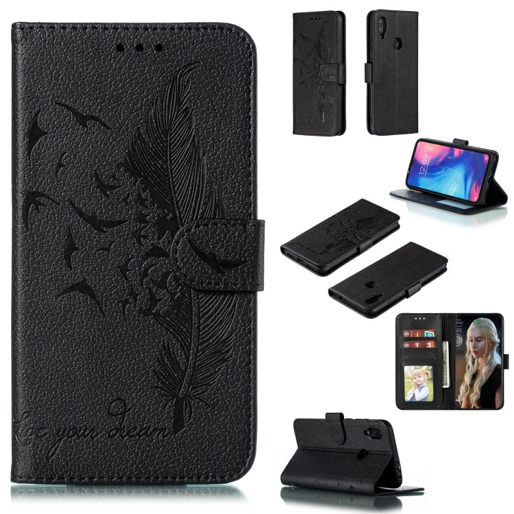 Feather Pattern Litchi Texture Horizontal Flip Leather Case with Wallet & Holder & Card Slots, For Xiaomi Redmi 7, For Xiaomi Redmi 7A, For Xiaomi Redmi K20, For Xiaomi Redmi Note 7, For Xiaomi Mi 9, For Xiaomi Mi 9 SE, For Xiaomi Mi CC9               ...