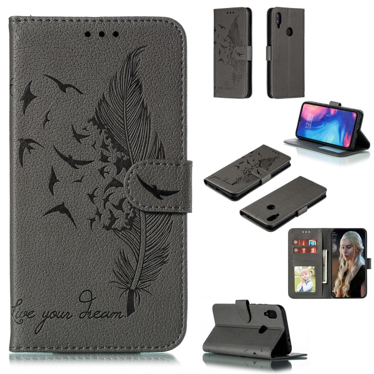 Feather Pattern Litchi Texture Horizontal Flip Leather Case with Wallet & Holder & Card Slots, For Xiaomi Redmi 7, For Xiaomi Redmi 7A, For Xiaomi Redmi K20, For Xiaomi Redmi Note 7, For Xiaomi Mi 9, For Xiaomi Mi 9 SE, For Xiaomi Mi CC9               ...