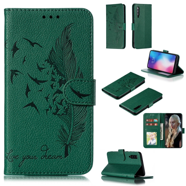 Feather Pattern Litchi Texture Horizontal Flip Leather Case with Wallet & Holder & Card Slots, For Xiaomi Redmi 7, For Xiaomi Redmi 7A, For Xiaomi Redmi K20, For Xiaomi Redmi Note 7, For Xiaomi Mi 9, For Xiaomi Mi 9 SE, For Xiaomi Mi CC9               ...