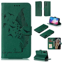 Load image into Gallery viewer, Feather Pattern Litchi Texture Horizontal Flip Leather Case with Wallet &amp; Holder &amp; Card Slots, For Xiaomi Redmi 7, For Xiaomi Redmi 7A, For Xiaomi Redmi K20, For Xiaomi Redmi Note 7, For Xiaomi Mi 9, For Xiaomi Mi 9 SE, For Xiaomi Mi CC9               ...