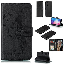 Load image into Gallery viewer, Feather Pattern Litchi Texture Horizontal Flip Leather Case with Wallet &amp; Holder &amp; Card Slots, For Xiaomi Redmi 7, For Xiaomi Redmi 7A, For Xiaomi Redmi K20, For Xiaomi Redmi Note 7, For Xiaomi Mi 9, For Xiaomi Mi 9 SE, For Xiaomi Mi CC9               ...