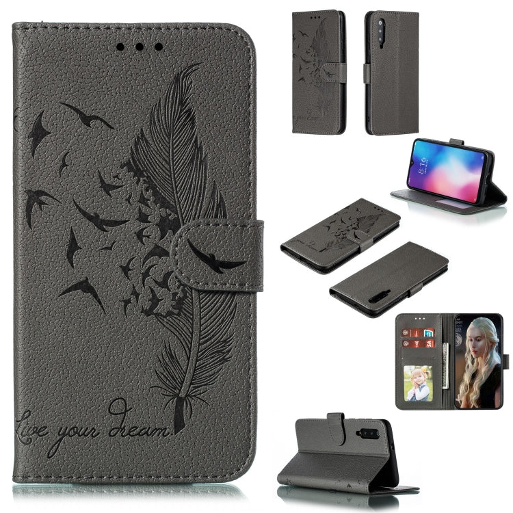 Feather Pattern Litchi Texture Horizontal Flip Leather Case with Wallet & Holder & Card Slots, For Xiaomi Redmi 7, For Xiaomi Redmi 7A, For Xiaomi Redmi K20, For Xiaomi Redmi Note 7, For Xiaomi Mi 9, For Xiaomi Mi 9 SE, For Xiaomi Mi CC9               ...
