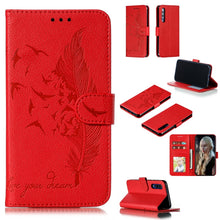 Load image into Gallery viewer, Feather Pattern Litchi Texture Horizontal Flip Leather Case with Wallet &amp; Holder &amp; Card Slots, For Xiaomi Redmi 7, For Xiaomi Redmi 7A, For Xiaomi Redmi K20, For Xiaomi Redmi Note 7, For Xiaomi Mi 9, For Xiaomi Mi 9 SE, For Xiaomi Mi CC9               ...