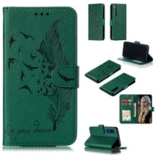 Load image into Gallery viewer, Feather Pattern Litchi Texture Horizontal Flip Leather Case with Wallet &amp; Holder &amp; Card Slots, For Xiaomi Redmi 7, For Xiaomi Redmi 7A, For Xiaomi Redmi K20, For Xiaomi Redmi Note 7, For Xiaomi Mi 9, For Xiaomi Mi 9 SE, For Xiaomi Mi CC9               ...