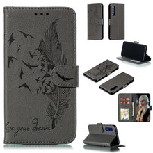 Load image into Gallery viewer, Feather Pattern Litchi Texture Horizontal Flip Leather Case with Wallet &amp; Holder &amp; Card Slots, For Xiaomi Redmi 7, For Xiaomi Redmi 7A, For Xiaomi Redmi K20, For Xiaomi Redmi Note 7, For Xiaomi Mi 9, For Xiaomi Mi 9 SE, For Xiaomi Mi CC9               ...