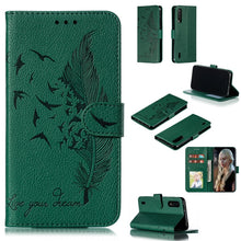 Load image into Gallery viewer, Feather Pattern Litchi Texture Horizontal Flip Leather Case with Wallet &amp; Holder &amp; Card Slots, For Xiaomi Redmi 7, For Xiaomi Redmi 7A, For Xiaomi Redmi K20, For Xiaomi Redmi Note 7, For Xiaomi Mi 9, For Xiaomi Mi 9 SE, For Xiaomi Mi CC9               ...
