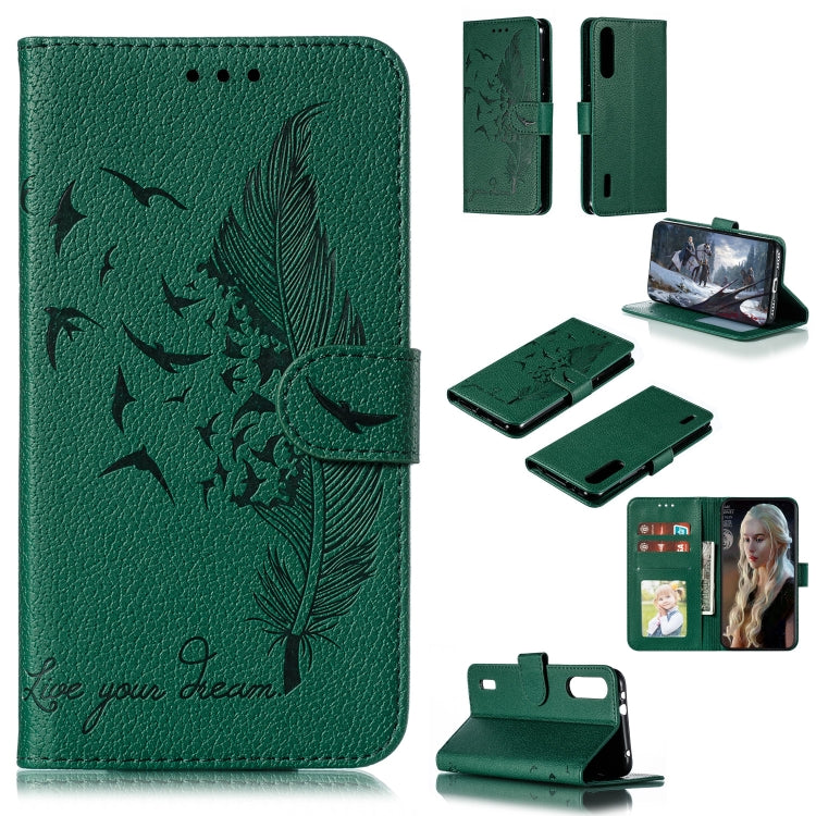 Feather Pattern Litchi Texture Horizontal Flip Leather Case with Wallet & Holder & Card Slots, For Xiaomi Redmi 7, For Xiaomi Redmi 7A, For Xiaomi Redmi K20, For Xiaomi Redmi Note 7, For Xiaomi Mi 9, For Xiaomi Mi 9 SE, For Xiaomi Mi CC9               ...