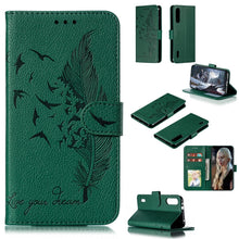 Load image into Gallery viewer, Feather Pattern Litchi Texture Horizontal Flip Leather Case with Wallet &amp; Holder &amp; Card Slots, For Xiaomi Redmi 7, For Xiaomi Redmi 7A, For Xiaomi Redmi K20, For Xiaomi Redmi Note 7, For Xiaomi Mi 9, For Xiaomi Mi 9 SE, For Xiaomi Mi CC9               ...