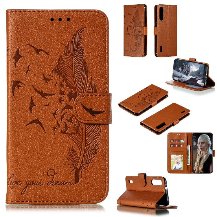 Feather Pattern Litchi Texture Horizontal Flip Leather Case with Wallet & Holder & Card Slots, For Xiaomi Redmi 7, For Xiaomi Redmi 7A, For Xiaomi Redmi K20, For Xiaomi Redmi Note 7, For Xiaomi Mi 9, For Xiaomi Mi 9 SE, For Xiaomi Mi CC9               ...