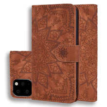 Load image into Gallery viewer, Calf Pattern Double Folding Design Embossed Leather Case with Wallet &amp; Holder &amp; Card Slots, For iPhone SE 2020 &amp; 8 &amp; 7, for iPhone XS / X, for iPhone 11 (6.1 inch), for iPhone 11 Pro (5.8 inch), for iPhone 11 Pro Max (6.5 inch)