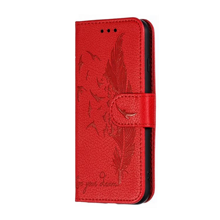 Feather Pattern Litchi Texture Horizontal Flip Leather Case with Wallet & Holder & Card Slots, For iPhone SE 2022 / SE 2020 / 8 / 7, For iPhone 7 Plus / 8 Plus, For iPhone 11 Pro, For iPhone 11, For iPhone 11 Pro Max, For iPhone XS /X, For iPhone XR   ...