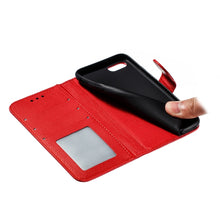 Load image into Gallery viewer, Feather Pattern Litchi Texture Horizontal Flip Leather Case with Wallet &amp; Holder &amp; Card Slots, For iPhone SE 2022 / SE 2020 / 8 / 7, For iPhone 7 Plus / 8 Plus, For iPhone 11 Pro, For iPhone 11, For iPhone 11 Pro Max, For iPhone XS /X, For iPhone XR   ...