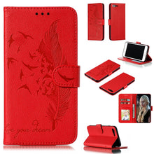 Load image into Gallery viewer, Feather Pattern Litchi Texture Horizontal Flip Leather Case with Wallet &amp; Holder &amp; Card Slots, For iPhone SE 2022 / SE 2020 / 8 / 7, For iPhone 7 Plus / 8 Plus, For iPhone 11 Pro, For iPhone 11, For iPhone 11 Pro Max, For iPhone XS /X, For iPhone XR   ...
