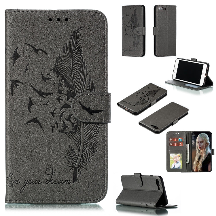 Feather Pattern Litchi Texture Horizontal Flip Leather Case with Wallet & Holder & Card Slots, For iPhone SE 2022 / SE 2020 / 8 / 7, For iPhone 7 Plus / 8 Plus, For iPhone 11 Pro, For iPhone 11, For iPhone 11 Pro Max, For iPhone XS /X, For iPhone XR   ...