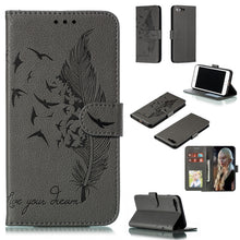 Load image into Gallery viewer, Feather Pattern Litchi Texture Horizontal Flip Leather Case with Wallet &amp; Holder &amp; Card Slots, For iPhone SE 2022 / SE 2020 / 8 / 7, For iPhone 7 Plus / 8 Plus, For iPhone 11 Pro, For iPhone 11, For iPhone 11 Pro Max, For iPhone XS /X, For iPhone XR   ...