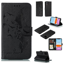 Load image into Gallery viewer, Feather Pattern Litchi Texture Horizontal Flip Leather Case with Wallet &amp; Holder &amp; Card Slots, For iPhone SE 2022 / SE 2020 / 8 / 7, For iPhone 7 Plus / 8 Plus, For iPhone 11 Pro, For iPhone 11, For iPhone 11 Pro Max, For iPhone XS /X, For iPhone XR   ...