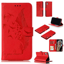 Load image into Gallery viewer, Feather Pattern Litchi Texture Horizontal Flip Leather Case with Wallet &amp; Holder &amp; Card Slots, For iPhone SE 2022 / SE 2020 / 8 / 7, For iPhone 7 Plus / 8 Plus, For iPhone 11 Pro, For iPhone 11, For iPhone 11 Pro Max, For iPhone XS /X, For iPhone XR   ...
