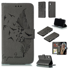 Load image into Gallery viewer, Feather Pattern Litchi Texture Horizontal Flip Leather Case with Wallet &amp; Holder &amp; Card Slots, For iPhone SE 2022 / SE 2020 / 8 / 7, For iPhone 7 Plus / 8 Plus, For iPhone 11 Pro, For iPhone 11, For iPhone 11 Pro Max, For iPhone XS /X, For iPhone XR   ...