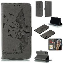Load image into Gallery viewer, Feather Pattern Litchi Texture Horizontal Flip Leather Case with Wallet &amp; Holder &amp; Card Slots, For iPhone SE 2022 / SE 2020 / 8 / 7, For iPhone 7 Plus / 8 Plus, For iPhone 11 Pro, For iPhone 11, For iPhone 11 Pro Max, For iPhone XS /X, For iPhone XR   ...