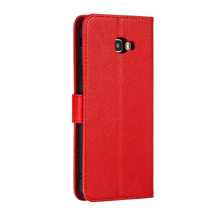 Feather Pattern Litchi Texture Horizontal Flip Leather Case with Wallet & Holder & Card Slots