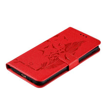 Load image into Gallery viewer, Feather Pattern Litchi Texture Horizontal Flip Leather Case with Wallet &amp; Holder &amp; Card Slots