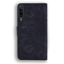 Load image into Gallery viewer, Calf Pattern Double Folding Design Embossed Leather Case with Wallet &amp; Holder &amp; Card Slots, for Xiaomi Mi 9