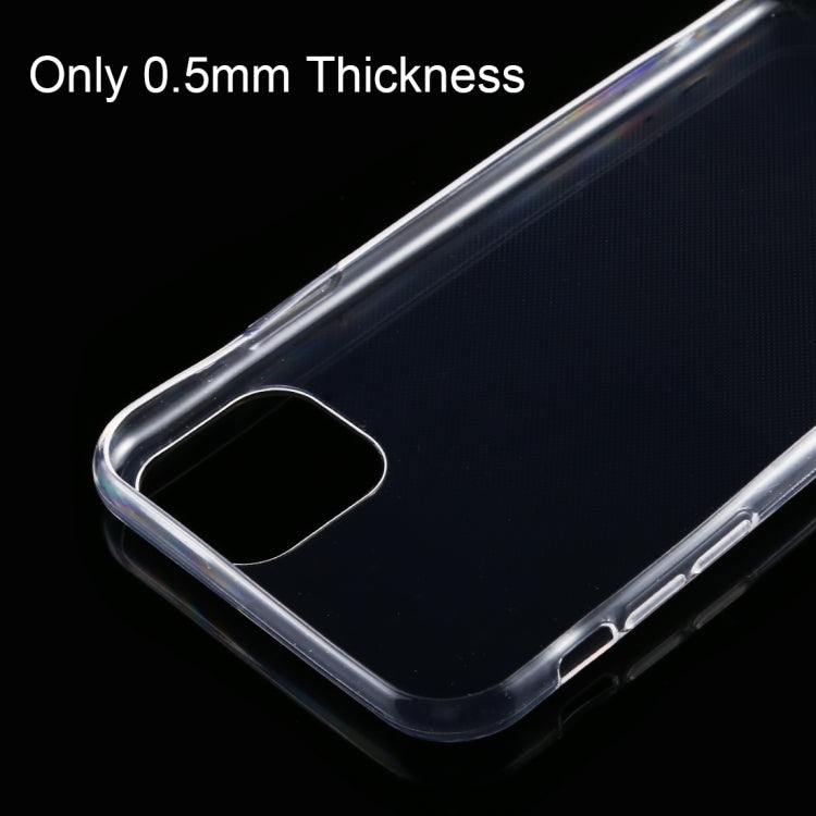 0.5mm Ultra-Thin Transparent TPU Protective Case for iPhone, For iPhone 11 Pro (2019), For iPhone 11 (2019), For iPhone 11 Pro Max (2019)