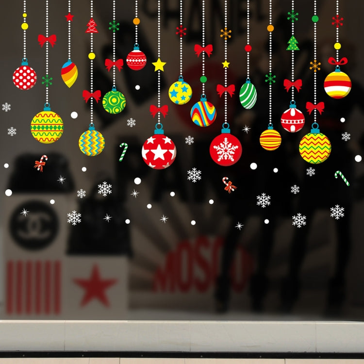 Window Glass Door Removable Christmas Festival Wall Sticker Decoretion