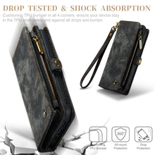Load image into Gallery viewer, CaseMe-008 Detachable Multifunctional Horizontal Flip Leather Case with Card Slot &amp; Holder &amp; Zipper Wallet &amp; Photo Frame, For iPhone 11 Pro, For iPhone 11, For iPhone 11 Pro Max