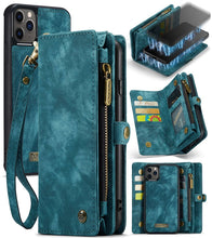 Load image into Gallery viewer, CaseMe-008 Detachable Multifunctional Horizontal Flip Leather Case with Card Slot &amp; Holder &amp; Zipper Wallet &amp; Photo Frame, For iPhone 11 Pro, For iPhone 11, For iPhone 11 Pro Max
