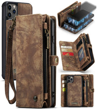 Load image into Gallery viewer, CaseMe-008 Detachable Multifunctional Horizontal Flip Leather Case with Card Slot &amp; Holder &amp; Zipper Wallet &amp; Photo Frame, For iPhone 11 Pro, For iPhone 11, For iPhone 11 Pro Max