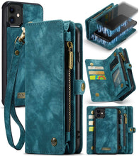 Load image into Gallery viewer, CaseMe-008 Detachable Multifunctional Horizontal Flip Leather Case with Card Slot &amp; Holder &amp; Zipper Wallet &amp; Photo Frame, For iPhone 11 Pro, For iPhone 11, For iPhone 11 Pro Max