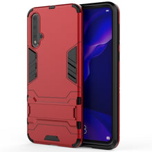 Load image into Gallery viewer, Shockproof PC + TPU Protective Case with Invisible Holder, For OPPO A1k / Realme C2, For OPPO K3, For Huawei Nova 5 / Nova 5 Pro, For Xiaomi Mi CC9, For Xiaomi Mi CC9e, For Huawei Honor 9X / Honor 9X Pro