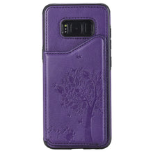 Load image into Gallery viewer, Cat Tree Embossing Pattern Shockproof Protective Case with Card Slots &amp; Photo Frame