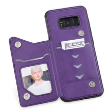Load image into Gallery viewer, Cat Tree Embossing Pattern Shockproof Protective Case with Card Slots &amp; Photo Frame
