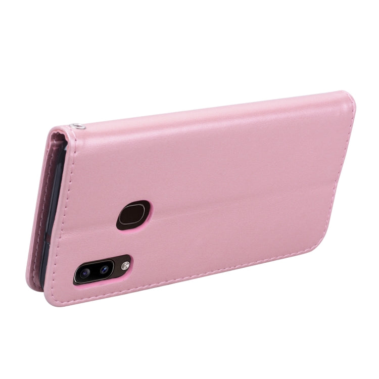 Pressed Printing Rose Pattern Horizontal Flip PU Leather Case with Holder & Card Slots & Wallet