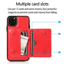 Load image into Gallery viewer, Shockproof PU + TPU Protective Case with Card Slots &amp; Holder