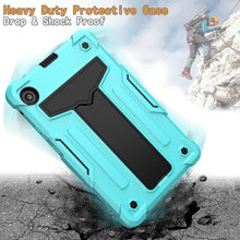 Load image into Gallery viewer, T-shaped Bracket Contrast Color Shockproof PC + Silicone Protective Case, For Huawei MatePad T8, For Huawei MediaPad T5